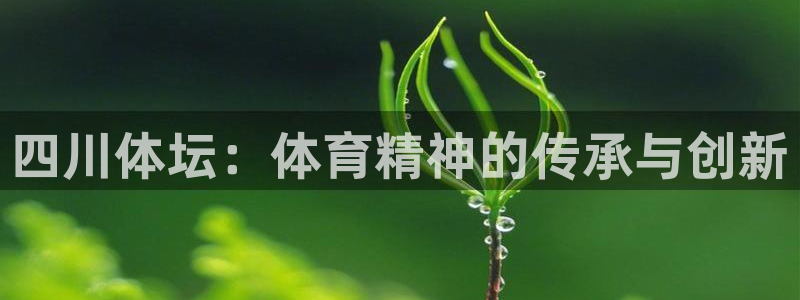 JJB竞技宝官网下载招商电话号码：四川体坛：体育精神