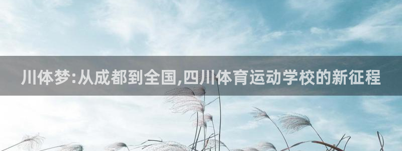 JJB竞技宝官方正版app开户：川体梦:从成都到全国,四川体