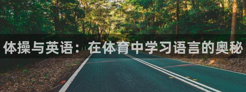 JJB竞技宝官方正版app集团E.ON：体操与英语：
